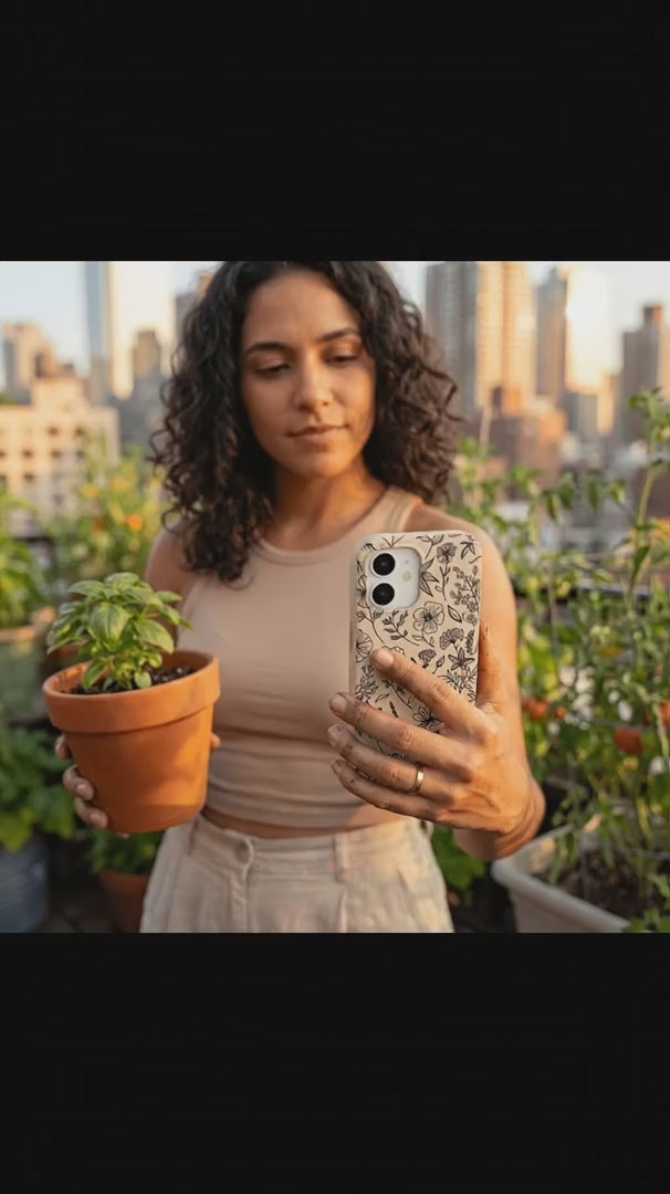 Seashell Wild Flower iPhone 16 Case - Product video demonstration