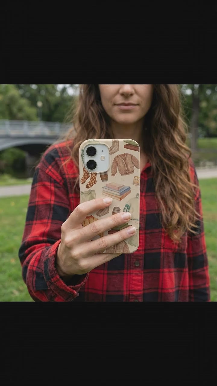 Seashell Cozy Mornings iPhone 17 Case - Product video demonstration