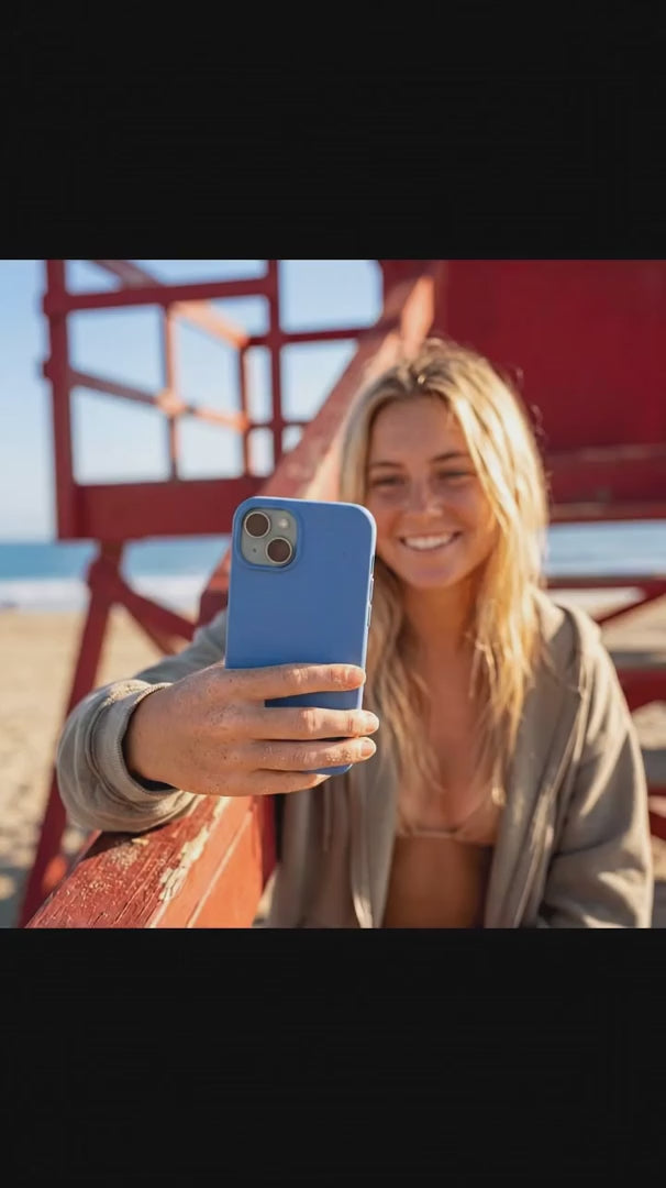 Electric Blue iPhone 15 Case - Product video demonstration