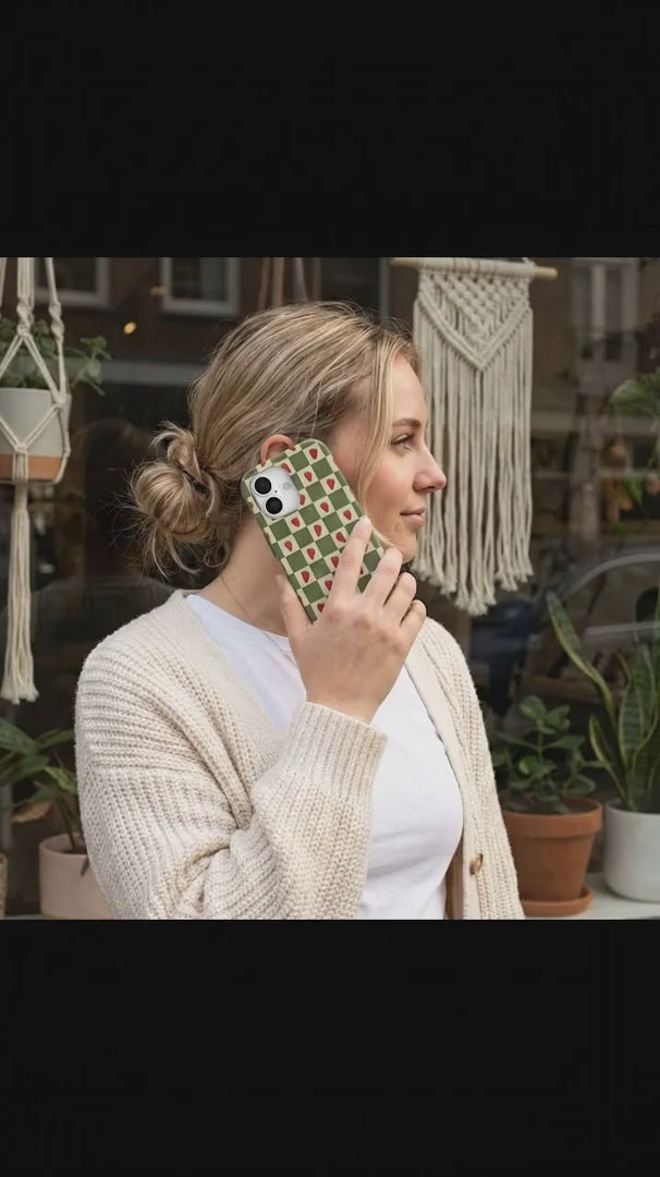 Forest Floor Strawberry Field iPhone 15 Case - Product video demonstration