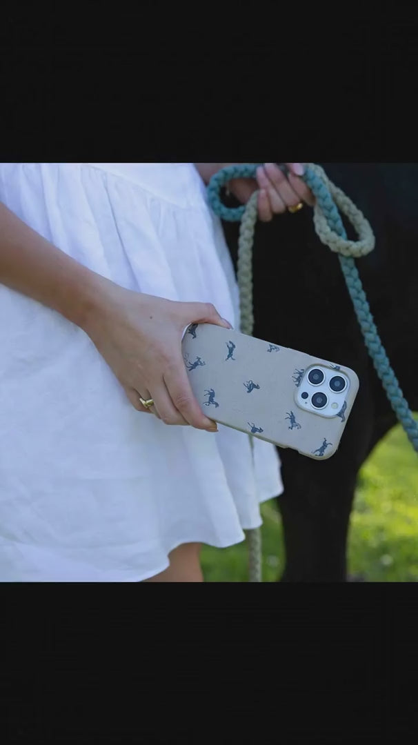 London Fog Mini Horses iPhone 16 Pro Max Case - Product video demonstration