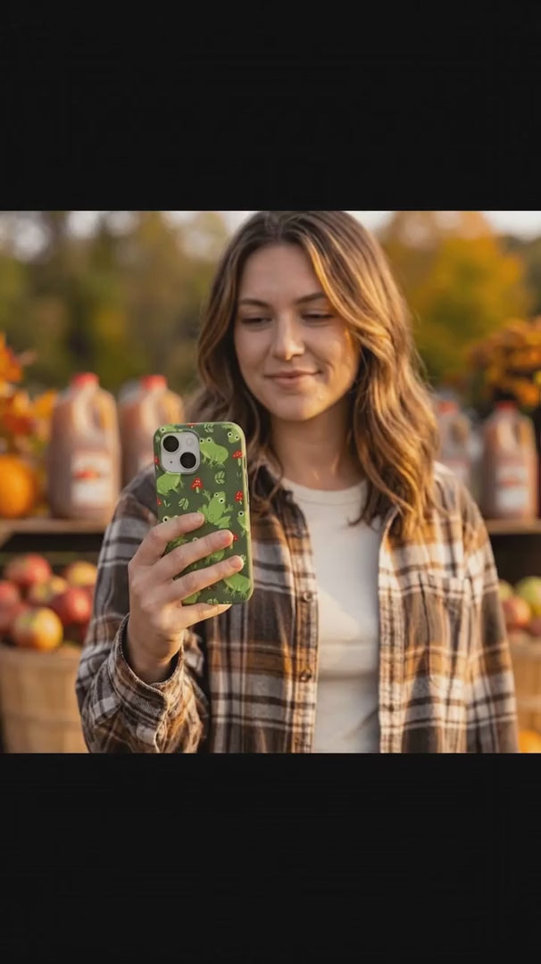 Forest Floor Frog Folk iPhone 16 Pro Max Case - Product video demonstration