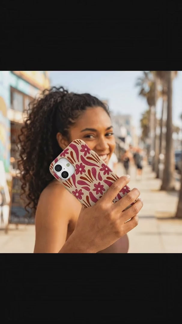 Seashell Flower Stack iPhone 16 Pro Case - Product video demonstration