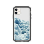 Clear Above the Clouds iPhone 11 Case With Black Ridge