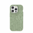 Sage Green Cacti iPhone 15 Pro Case