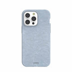 Powder Blue Ebb and Flow iPhone 14 Pro Max Case