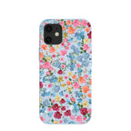 Powder Blue Fleurs iPhone 12 Mini Case