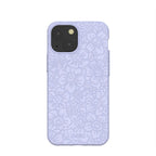 Lavender Flowerbed iPhone 13 Mini Case