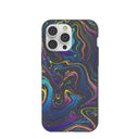 Black Galaxy Swirls iPhone 14 Pro Max Case