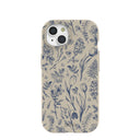London Fog Indigo Bouquet iPhone 15 Case