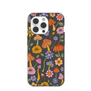 Black Midnight Shrooms iPhone 14 Pro Case