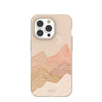 Seashell Pink Peaks iPhone 14 Pro Case