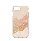 Seashell Pink Peaks iPhone 6/6s/7/8/SE Case