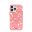 Bubblegum Pink Pretty Picnic iPhone 14 Pro Max Case