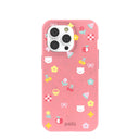 Bubblegum Pink Pretty Picnic iPhone 14 Pro Case