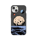 Black Retro Moon iPhone 14 Case