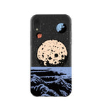 Black Retro Moon iPhone XR Case