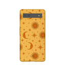 Honey Sun and Moon Google Pixel 6a Case